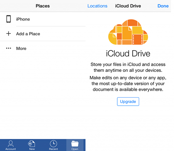 Office for iOS รองรับการจัดเก็บเอกสารใน iCloud Drive ได้แล้ว