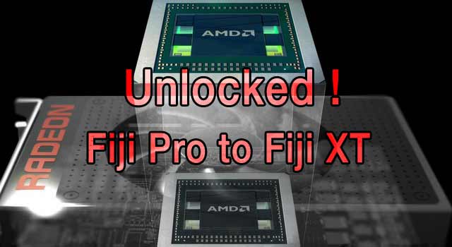 AMD Fiji pro ที่อยู่ในตลาดตอนนี้ แปลงร่างเป็นตัวท๊อป XT ได้ง่ายๆเพียงแค่แฟรช Bios
