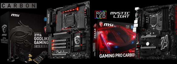 แรงได้อีก MSI X99 and Z170 CARBON Edition!!!