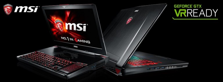 PR:MSI Notebook GT72 และ GT80 รุ่นที่ใช้งานกราฟิกการ์ด GTX980 พร้อมแล้วสำหรับการรองรับเทคโนโลยี VR ready