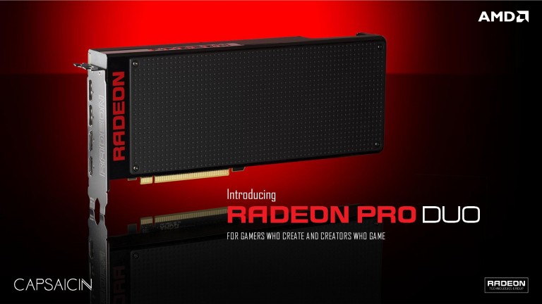 AMD เปิดเผย Radeon Pro Duo กราฟฟิกการ์ดที่แรงที่สุดในโลก