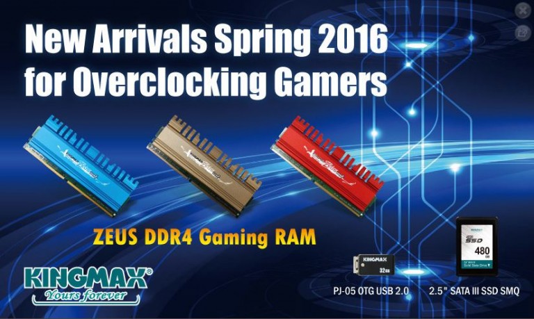 KINGMAX ปล่อยของแรง ZEUS DDR4 3200 MHz