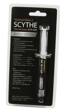 Scythe เปิดตัว แป้งเปียก ประสิทธิภาพสูง (thermal grease Thermal Elixer 2)