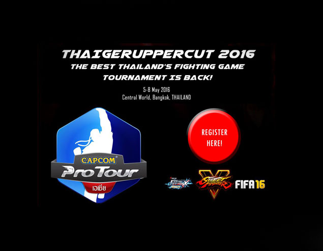 ThaigerUppecut ร่วมกับ Acer Predator Gaming  การแข่งระดับโลก โดย CAPCOM PROTOUR ASIA 5-8 พ.ค. 2016