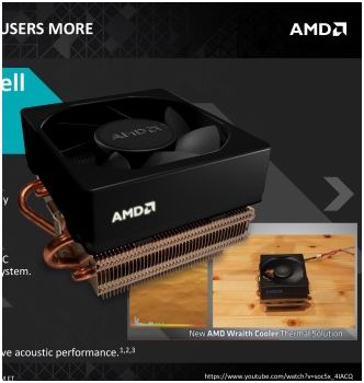 AMD เพิ่มระบบทำความเย็น  Wraith Cooler ให้กับ FX CPU  มากรุ่นขึ้น