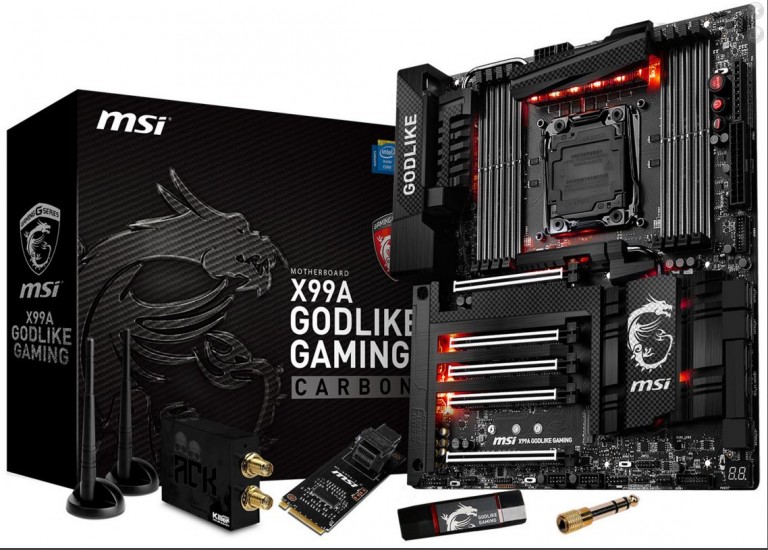 MSI  เปิดตัว X99A GODLIKE GAMING CARBON motherboard