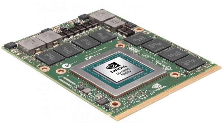 NVIDIA Quadro M5500M 8 GB สำหรับ Notebooks กับการรองรับ GM204 สำหรับ VR Ready Mobile Workstation