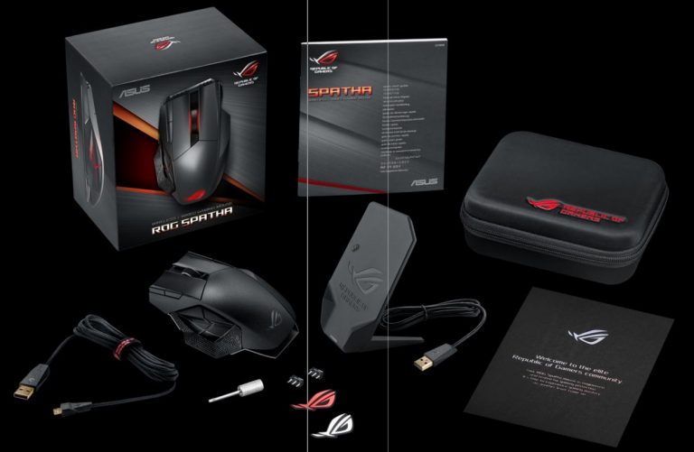 ASUS Republic of Gamers (ROG) เปิดตัวเกมส์มิ่งเมาส์  รุ่น Spatha massively-multiplayer online (MMO) games