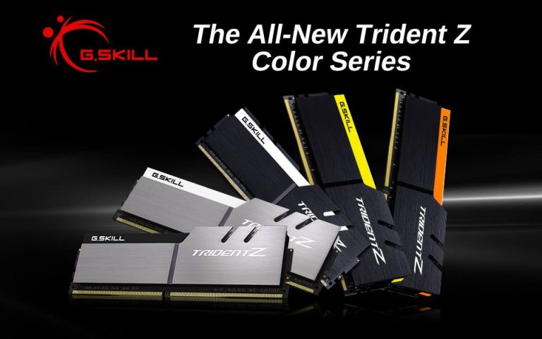 G.SKILL เพิ่มสีสรรใหม่ให้กับ Trident Z series DDR4  ครบทุกสีรองรับทุกบอร์ด