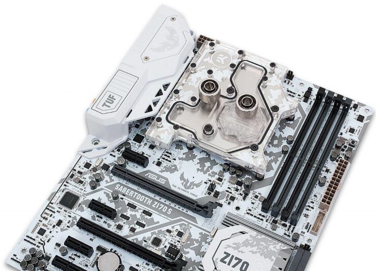 EK Water Blocks เปิดตัว ASUS SABERTOOTH Z170 S motherboard monoblock