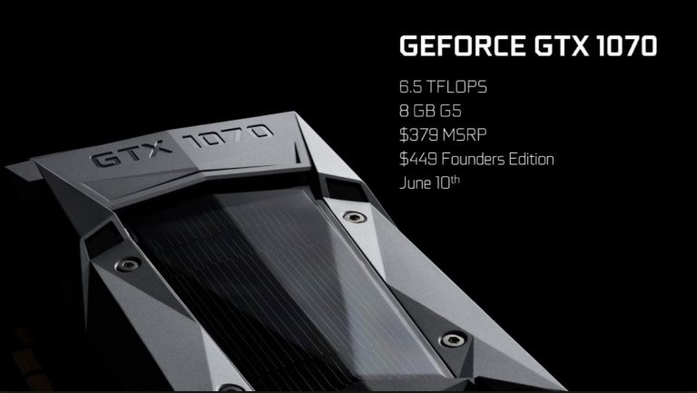 หน้าตา NVIDIA reference-design PCB สำหรับ GeForce GTX 1070