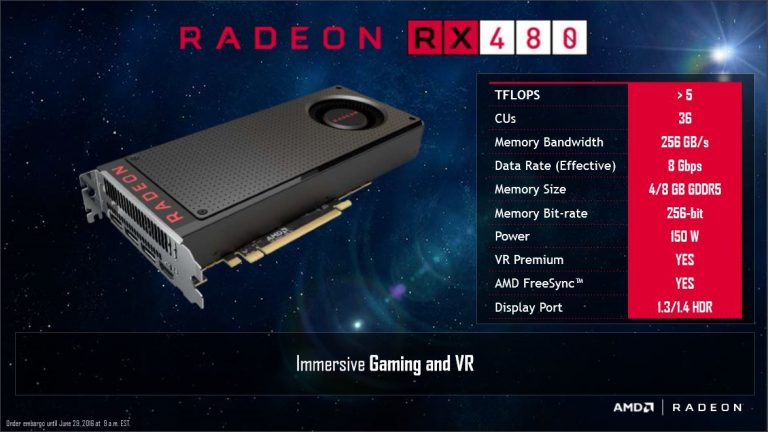 AMD เปิดฉากส่ง Radeon RX 480 RX 470 RX 460 ถล่มตลาดการ์ดจอ!!