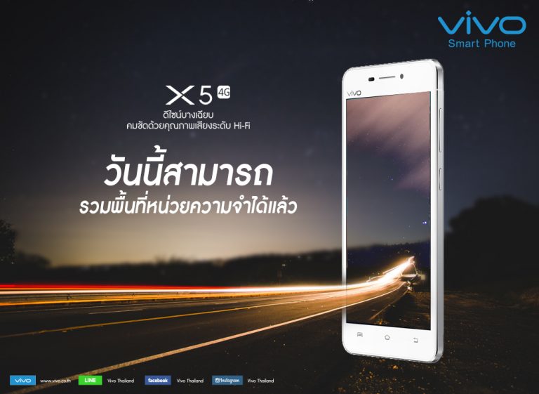 แจ้งข่าว…Vivo  X5  สามารถอัพเกรดรวมพื้นที่การจัดเก็บข้อมูลของเครื่องได้แล้วที่ศูนย์บริการ