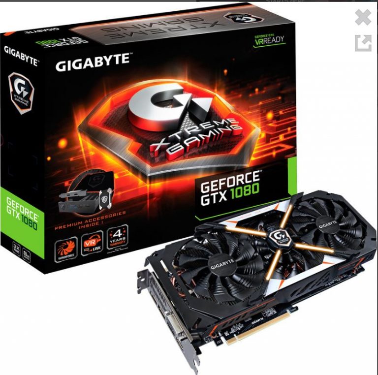 GIGABYTE เปืดตัว GeForce GTX 1080 Xtreme Gaming graphics card