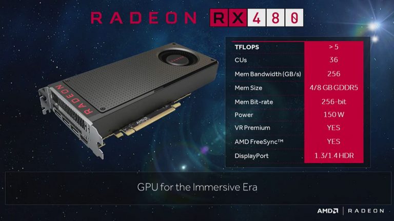 ทดสอบ AMD Radeon RX 480 บน 3DMark  – Polaris 10 รองรับ VR Spec โดยมีราคาแค่ $199 หรือประมาณ 8000 บาท!!