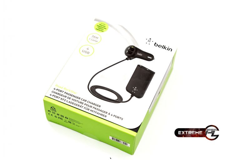 Review: Belkin Road Rockstar 4-Port เพิ่มความสะดวกในการชาร์จมือถือภายในรถ Car Charger F8M935bt06-BLK