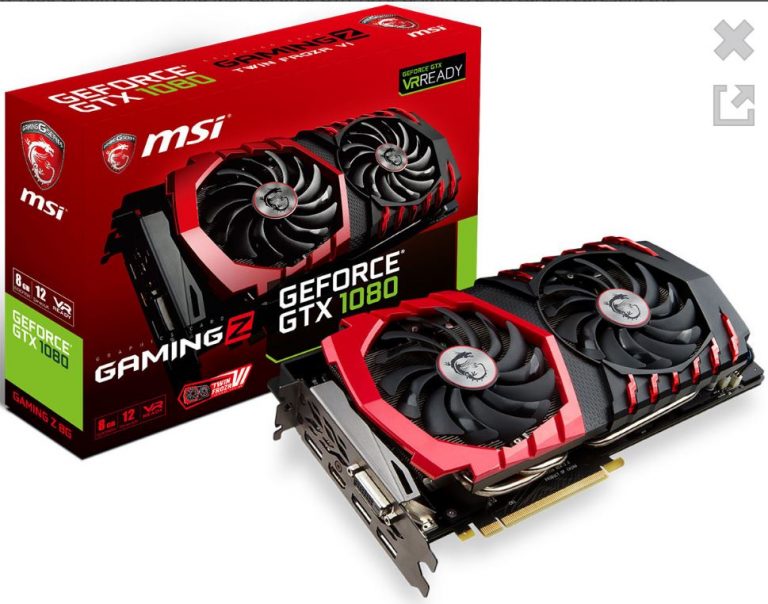 MSI เปิดตัว MSI GeForce GTX 1080 GAMING Z 8G และ MSI GeForce GTX 1070 GAMING Z 8G cards