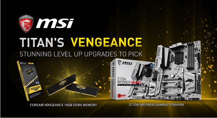 MSI MPOWER TITANIUM motherboard ร่วมมือกับ Corsair memory เปิดตัว TITAN’s VENGEANCE