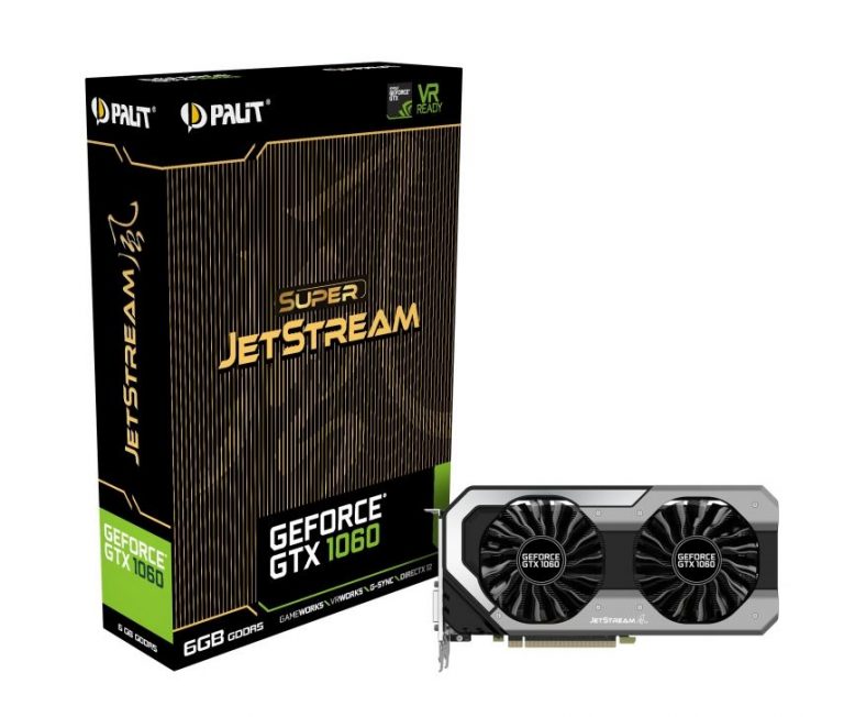 Palit เปิดตัวการ์ดจอ GeForce GTX 1060 Super Jetstream คาดราคา 9600 บาท!