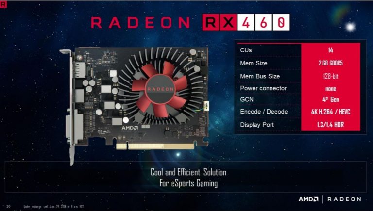 AMD Radeon RX 470 และ Radeon RX 460 พร้อมแล้วที่จะเปิดตัวเร็วๆนี้ ในราคา 3 ถึง 6000 บาท เท่านั้น!!