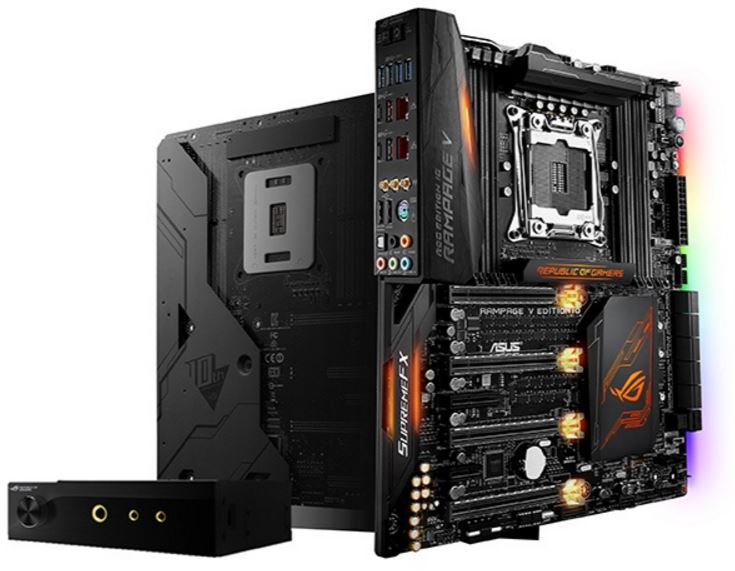 อัด Asus Rampage V Edition 10 ให้ Extremes ด้วย EK Monoblock