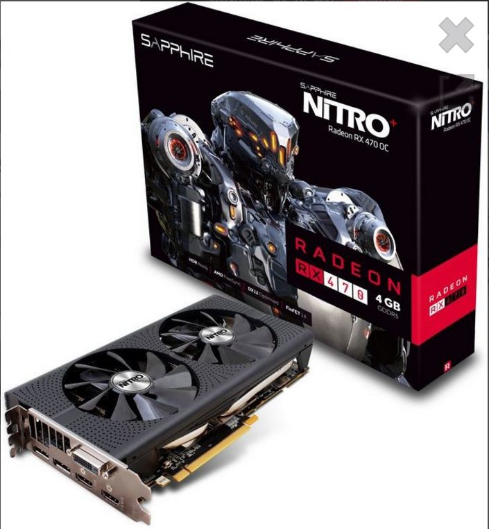 Sapphire เปิดการ์ดจอเพิ่มอีกซีรี่ย์ Radeon RX 470 NITRO+ series