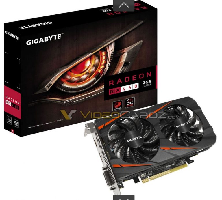 ภาพหลุดประสิทธิภาพ Gigabyte Radeon RX 460 WindForce 2X