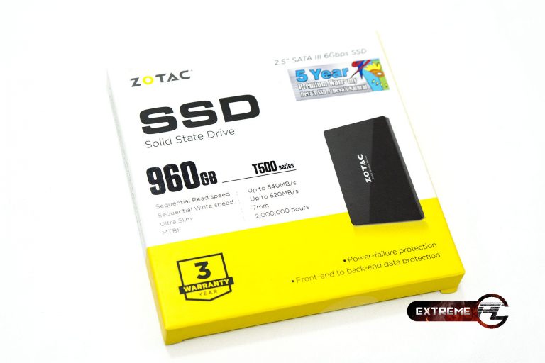 Review:ZOTAC T500 960GB SSD เก็บข้อมูลได้ดังใจนึก