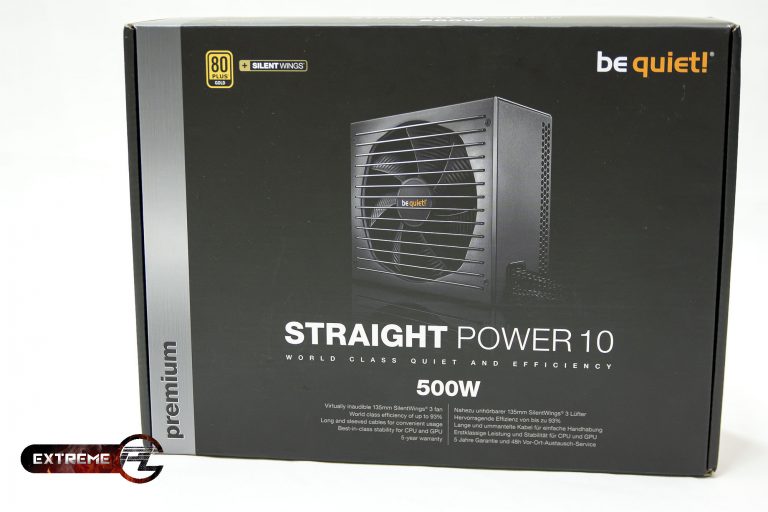 Review:Be quiet! STRAIGHT POWER 10 500 W 80 Plus Gold ตัวเล็กก็เอา RX 480 2 ใบอยู่