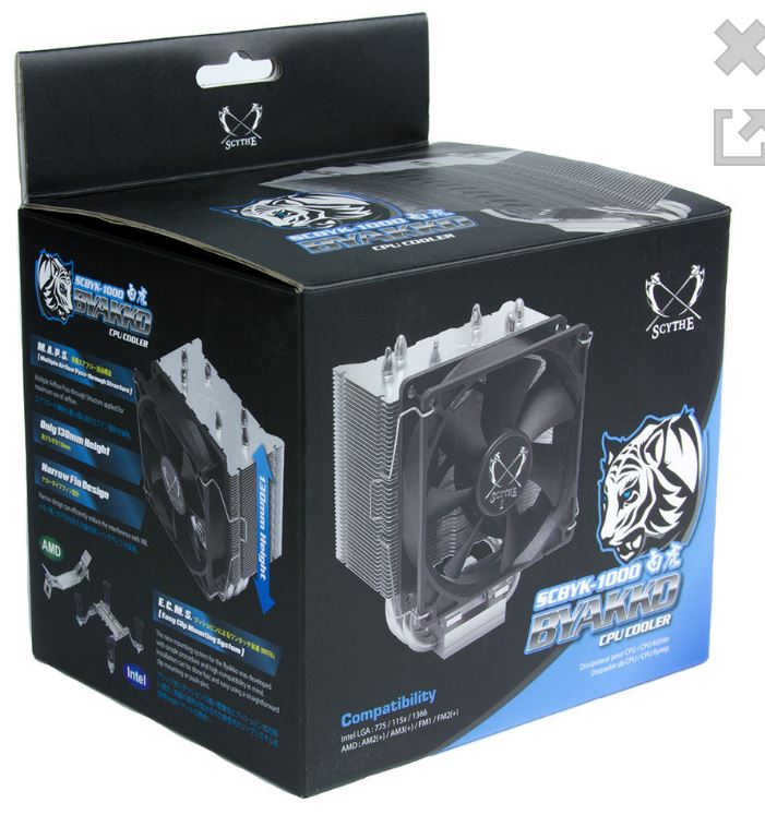 Scythe ประกาศเปิดตัว ระบบทำความเย็น CPU cooler รุ่น Scythe Byakko