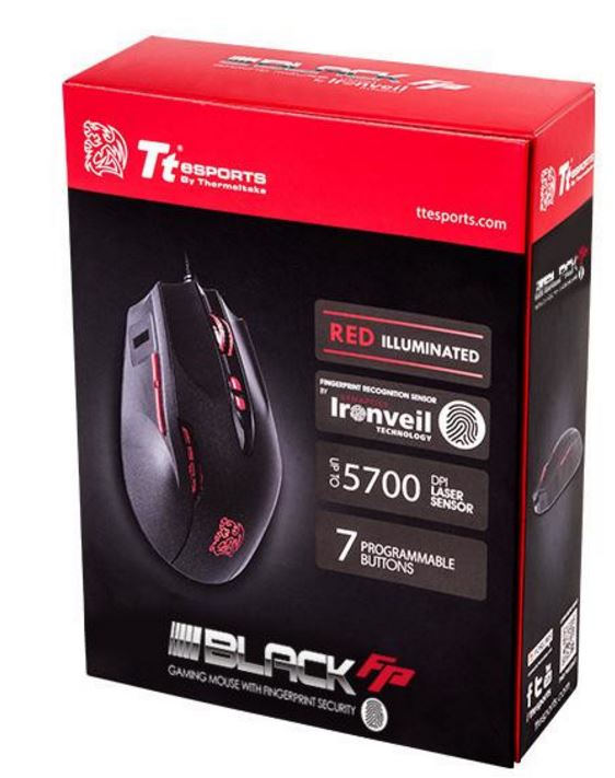 Thermaltake eSports ประกาศเปิดตัวเกมส์มิ่งเมาร์สรุ่นแรกที่มาพร้อม   Synaptics IronVeil fingerprint sensor