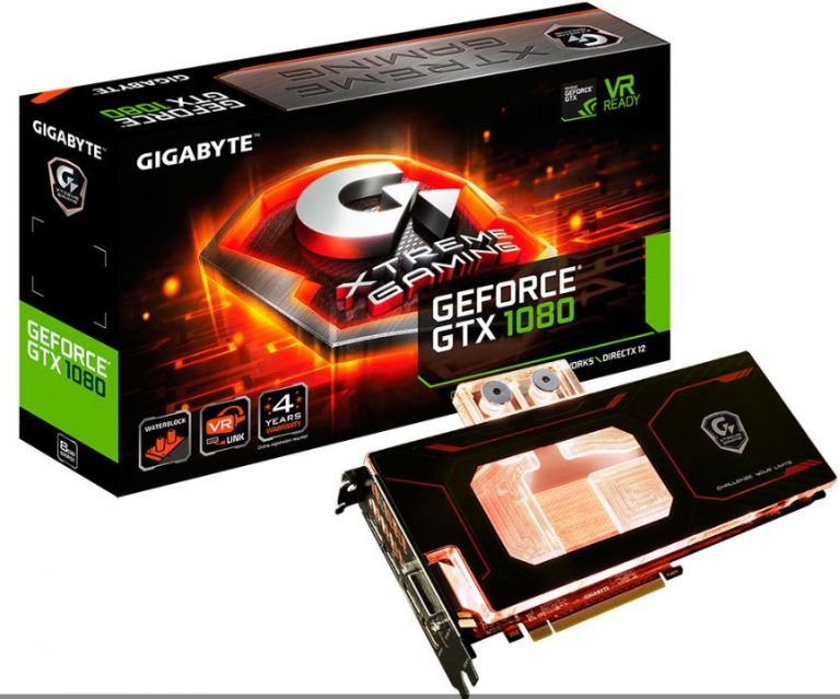 Gigabyte เปิดตัวการ์ดจอ GTX 1080 XTREME Gaming Waterforce WB