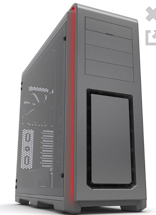 Phanteks เปิดตัวคอมเคส Enthoo Luxe Tempered Glass/Phanteks เปิดตัว คอมเคส Enthoo Pro M Tempered Glass