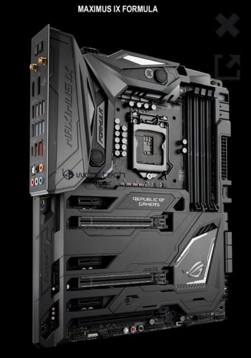 เปิดเผยข้อมูลและภาพ ASUS ROG Maximus IX Formula