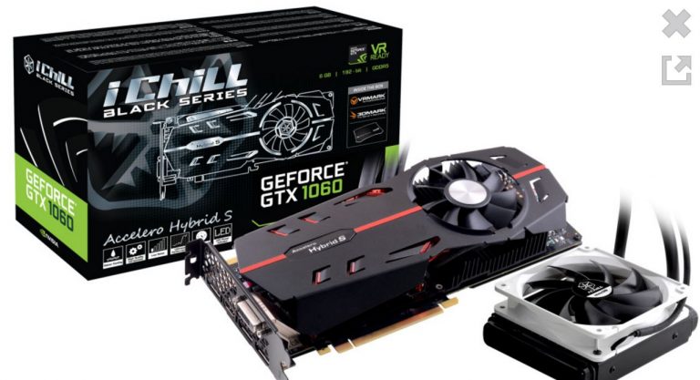 Inno3D เปิดการ์ดจอใหม่รุ่น iChill GTX 1060 Black มาพร้อม liquid cooling solution
