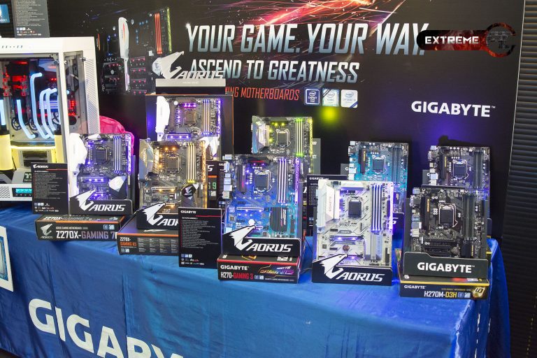 บรรยากาศงาน Gigabyte YOUR GAME. YOUR WAY. ASCEND TO GREATNESS AORUS GAMING MOTHERBOARDS