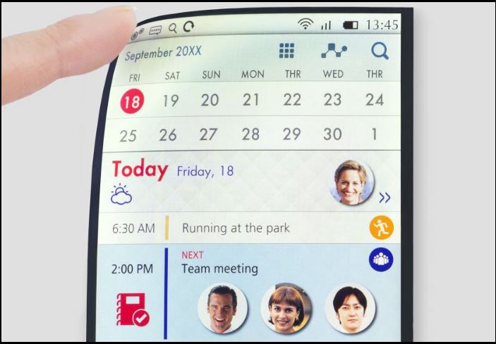 ทางญี่ปุ่นเปิดเผยจอภาพแบบบิดงอได้ 5.5 นิ้ว LCD