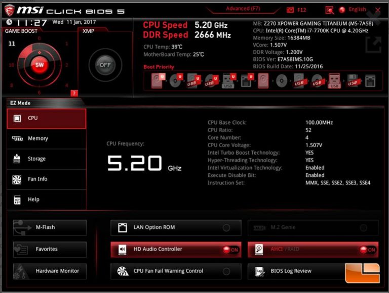 แค่คลิก  ความแรงก็เปลียนด้วย MSI ปล่อย “Game Boost” สำหรับ MSI Z270 motherboards