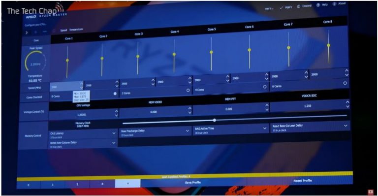 รายละเอียด AMD Ryzen Master Overclocking Utility