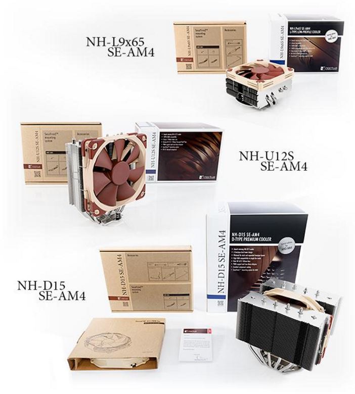 Noctua เปิดตัว CPU coolers ใหม่สามรุ่นพิเศษสำหรับ AMD Ryzen