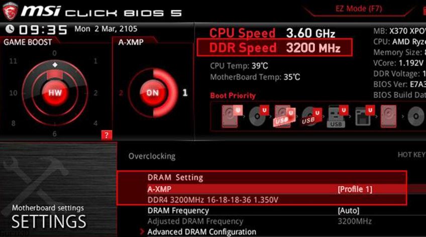 Msi temp. XMP MSI В биос. MSI BIOS XMP профиль. MSI motherboard BIOS Overclocking. XMP профиль в биосе MSI.