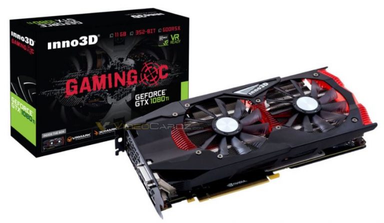 Inno3D เปิดตัวการ์ดจอ GTX 1080 GAMING OC และ Twin X2