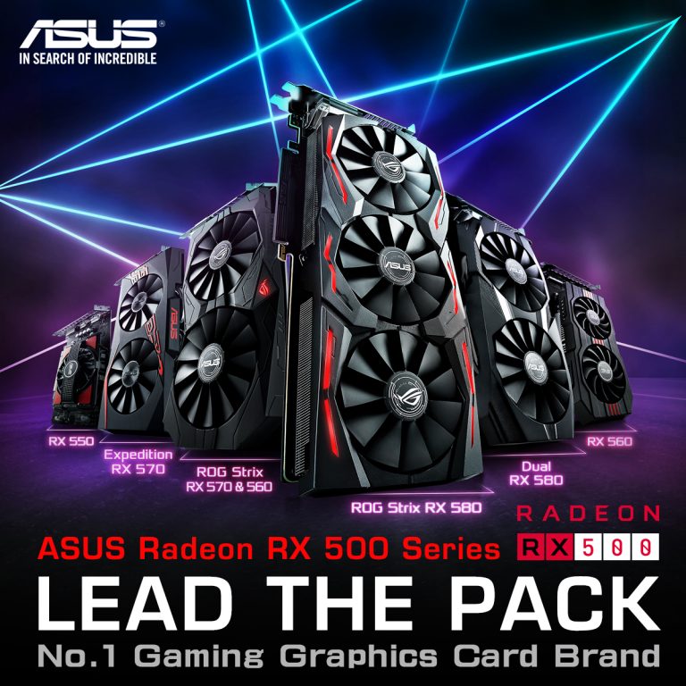 PR:เอซุสเปิดตัวการ์ดจอ Readeon RX 500 Series