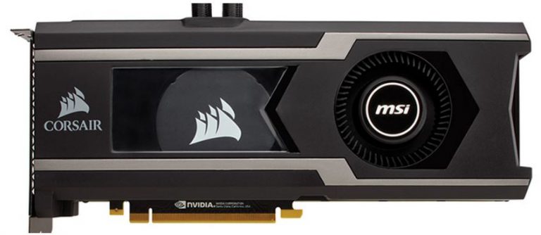 Corsair เปิดตัวการ์ดจอ GTX 1080 Ti Hydro GFX