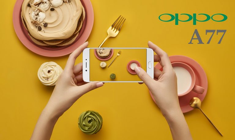 OPPO A77 ดาวเด่นอีกรุ่นของทางออปโป้ ชูกล้องหน้าความละเอียด 16 ล้านพิกเซล  พร้อมโหมดหน้าชัดหลังเบลอ