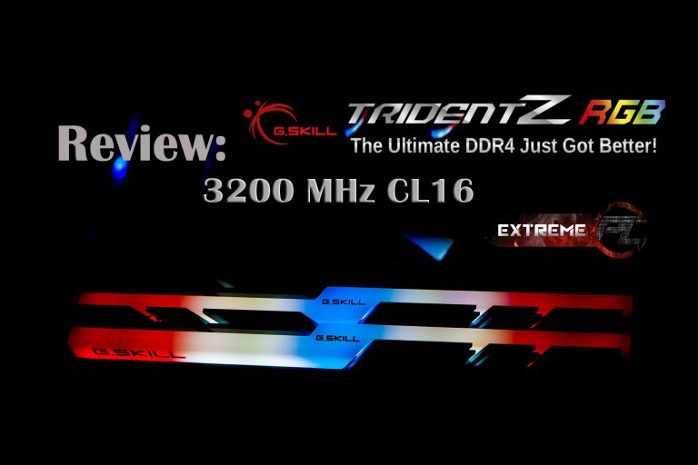 Review:G.SKILL TridentZ RGB Series 16GB 3200 MHz CL16 เพิ่มแสงสีเพื่อความสวยงาม