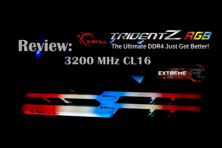 Review:G.SKILL TridentZ RGB Series 16GB 3200 MHz CL16 เพิ่มแสงสีเพื่อความสวยงาม