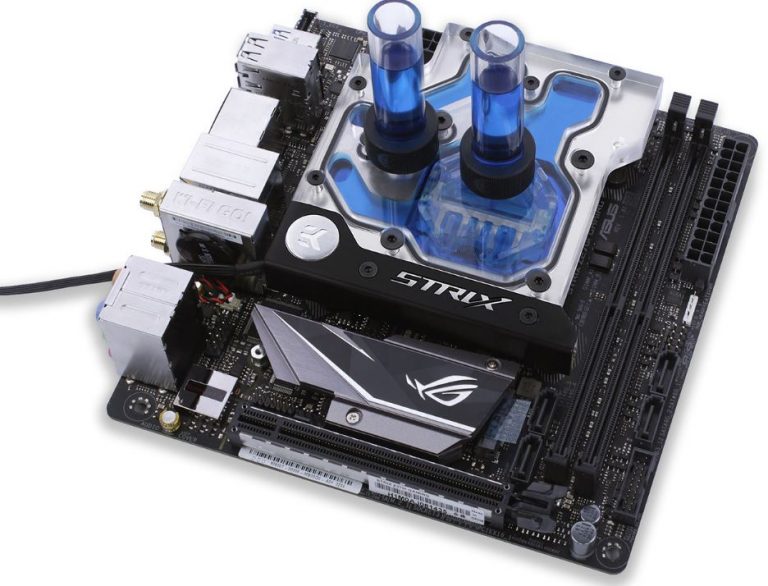 ใครอยากจัดชุดน้ำเต็มๆ ทาง EK Water Blocks จัดมาให้สำหรับ ASUS ROG Strix Z270I