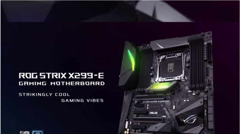 ASUS ROG STRIX X299-E Motherboard มาเพื่อ Intel Core X Processors