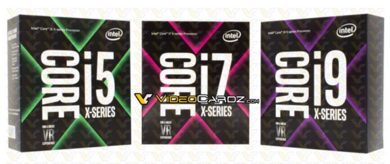 หลุดรายละเอียดและราคา  Intel Kaby Lake X & Skylake X  – Core i9 7920X, 7900X, 7820X, 7800K, i7 7740K & i5 7640K